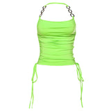Music Festivals Rave Outfits Girls Tops Autumn and Winter Women's Sexy Backless