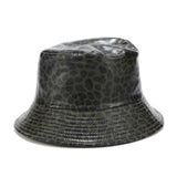 Leopard Fur Hat Autumn and Winter Fisherman Hat