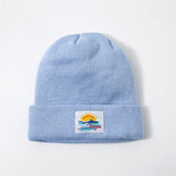 Toboggan Hat Woolen Cap Men's and Women's Autumn and Winter Casual Knitted Hat Warm Hat