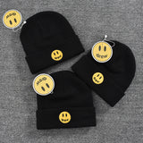 Drew House High Street Drew Biber Same Style Pigsty Embroidered Smiley Grimace Woolen Cap Knitted Hat Beanie Hat Ins Fire