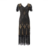 1920S Dress Sequined Dress Costume Retro Sequins Dress