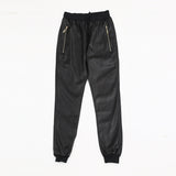 Mens Leather Pants Men's Harem Motorcycle Leather Pants Season Motorbike Cycling Leather Pants