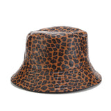 Leopard Fur Hat Autumn and Winter Fisherman Hat