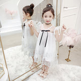 Children Girl Summer Dress Embroidery Summer Formal Dress