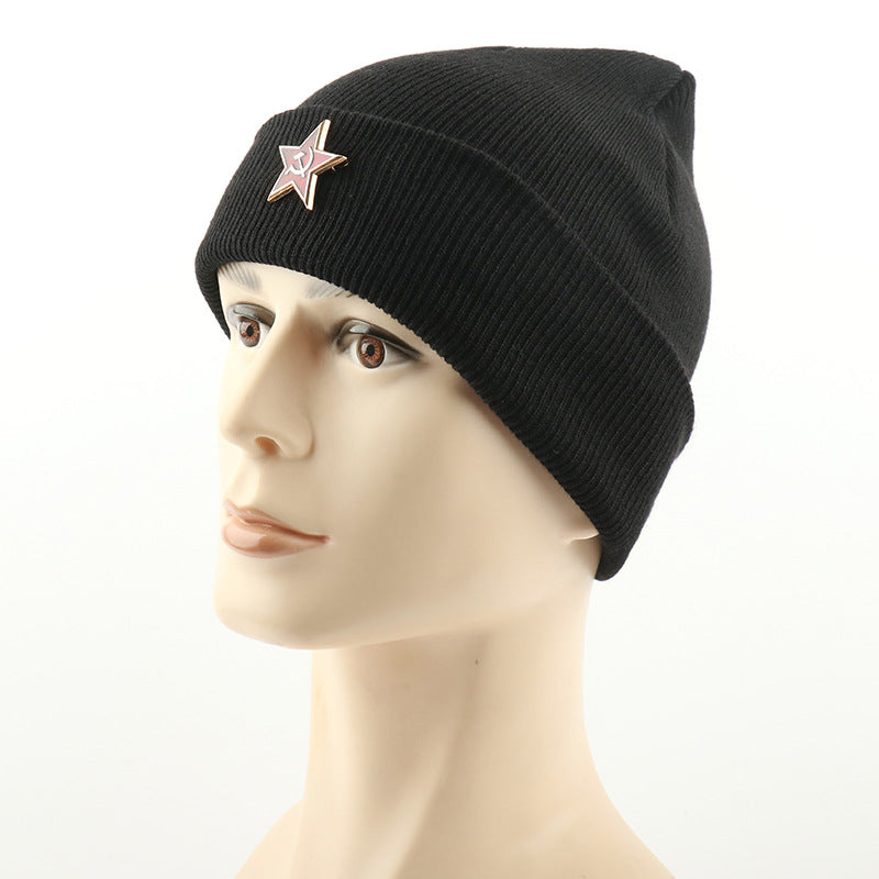 Men Winter Hats Men and Women Knitted Hat Couple Autumn and Winter Hip Hop Hat