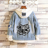 Comic Denim Jacket Anime Clothes Denim Jacket