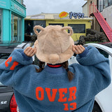 Leopard Fur Hat Thickened Bucket Hat