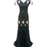 1920S Dress Women's Pearl Embroidery Dress Dress Dress