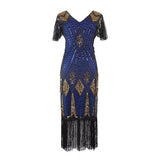 1920S Dress Sequined Dress Costume Retro Sequins Dress