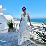 Formal Dresses & Gowns Dress Sexy V-neck Backless Slim Fit Dress