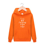 Friends Joey Hoodie Letter Print Men's and Women's Terry Hooded