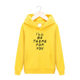 Friends Joey Hoodie Letter Print Men's and Women's Terry Hooded