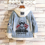 Comic Denim Jacket Anime Clothes Denim Jacket