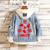 Comic Denim Jacket Casual Loose Denim Jacket