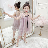 Children Girl Summer Dress Embroidery Summer Formal Dress