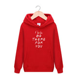 Friends Joey Hoodie Printed Men and Women plus Velvet Hooded Pullover