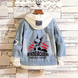 Comic Denim Jacket Anime Clothes Denim Jacket