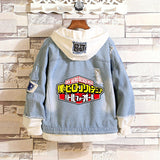 Comic Denim Jacket Anime Clothes Denim Jacket