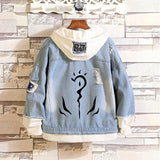 Comic Denim Jacket Anime Cowboy Coat Clothes