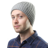 Men's Winter Hats Men's and Women's Knitted Hats Winter Fashion Woolen Hat Fleece-Lined Warm