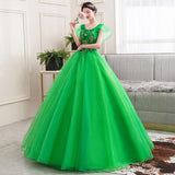 Women's Evening Dress Ball Gown Princess Quinceanera Wedding Dresses Dress Performance Tulle Tutu Dress Chorus Performance Dress Female