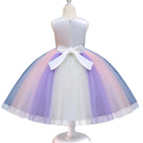 Toddler Girls Sequin Gown Dress Children's Dress Princess Dress Host Catwalk Performance Wear Long Dress