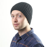 Men's Winter Hats Men's and Women's Knitted Hats Winter Fashion Woolen Hat Fleece-Lined Warm
