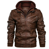 Blade Runner Jacket Spring and Autumn Winter Leather Coat Men's Hooded Jacket
