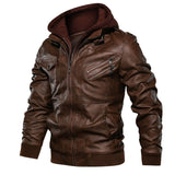 Blade Runner Jacket Spring and Autumn Winter Leather Coat Men's Hooded Jacket