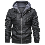 Blade Runner Jacket Spring and Autumn Winter Leather Coat Men's Hooded Jacket
