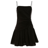 Mini Club Dresses Women's Solid Color Summer Fairy Dress