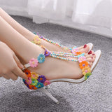 Nude Heels for Wedding Sandals