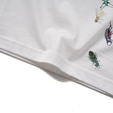 GVC T Shirt Insect Skull Pattern Pure Cotton Loose Short Sleeve T-shirt Men