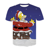 Homer Simpson Shirt Printed Men's and Women's T-shirt