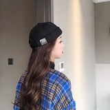 Beanies I Summer Retro Alphabet Stick a Cloth Cap Skullcap