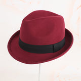 Fedora Golf Hats Women's Winter Warm Outdoor