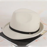 Fedora Golf Hats Autumn and Winter Felt Cap British Hat