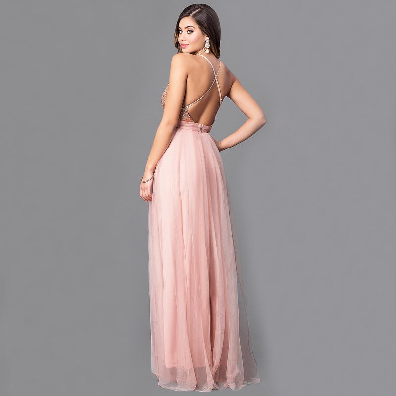 Formal Dresses & Gowns Women's Sexy Sequined Evening Dress