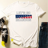 Let'S Go Brandon T Shirt Summer Printed Short Sleeve T-Shirt