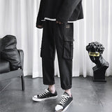 Men Pants Men's Drawstring Autumn Loose Sports Casual Pants