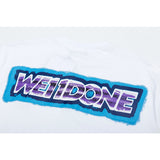 We11 Done T Shirts Graffiti Printing Summer Men's and Women's Casual Short Sleeve