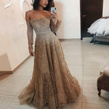 Lady Gaga Dress Long Sleeve Sequins Dress