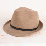 Fedora Golf Hats Autumn and Winter Felt Cap British Hat
