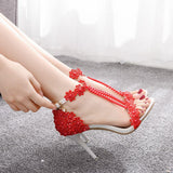 Nude Heels for Wedding Sandals