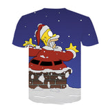 Homer Simpson Shirt Printed Men's and Women's T-shirt