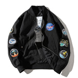 NASA Varsity Jacket Male Badge Embroidered Baseball Uniform Female Spring and Autumn