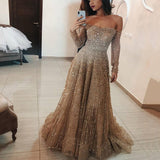 Lady Gaga Dress Long Sleeve Sequins Dress