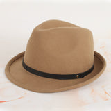 Fedora Golf Hats Autumn and Winter Felt Cap British Hat