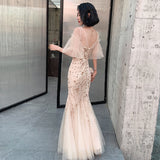 Bohemian Coachella Outfits Fishtail Evening Dress Female Fairy Banquet Temperament Long Lady Fantasy Mori