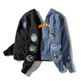 NASA Varsity Jacket Male Badge Embroidered Baseball Uniform Female Spring and Autumn